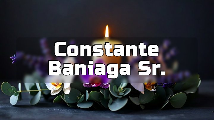 Constante Baniaga Sr., Indianapolis, IN